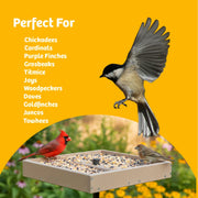 Pole Mounted Recycled Tray Feeder