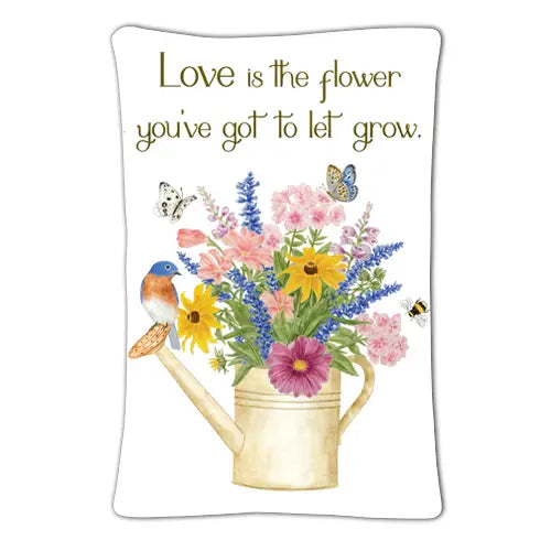 Watering Can Bluebird Bouquet Single Lavender Sachet