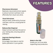 InvitaBee™ Summer Leaf Bee Attractant
features