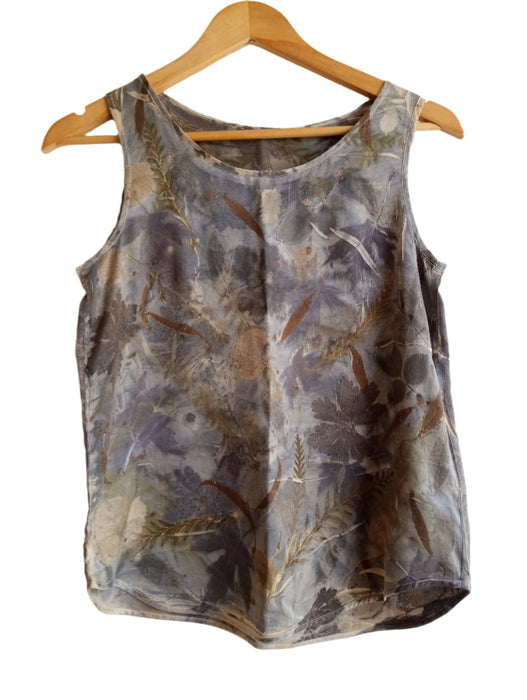 Silk Tank Top - Dusk Blue