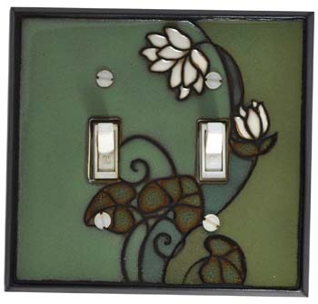 Lily Pad Double Light Switch