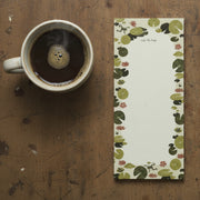 Leap Lily Pond Notepad along side a cup of morning coffee