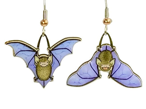 Little Brown Bat Earrings