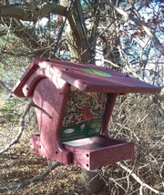 Little Oasis Recycled Bird Feeder - cherrywood