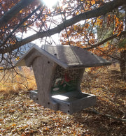 Little Oasis Recycled Bird Feeder - marble gray