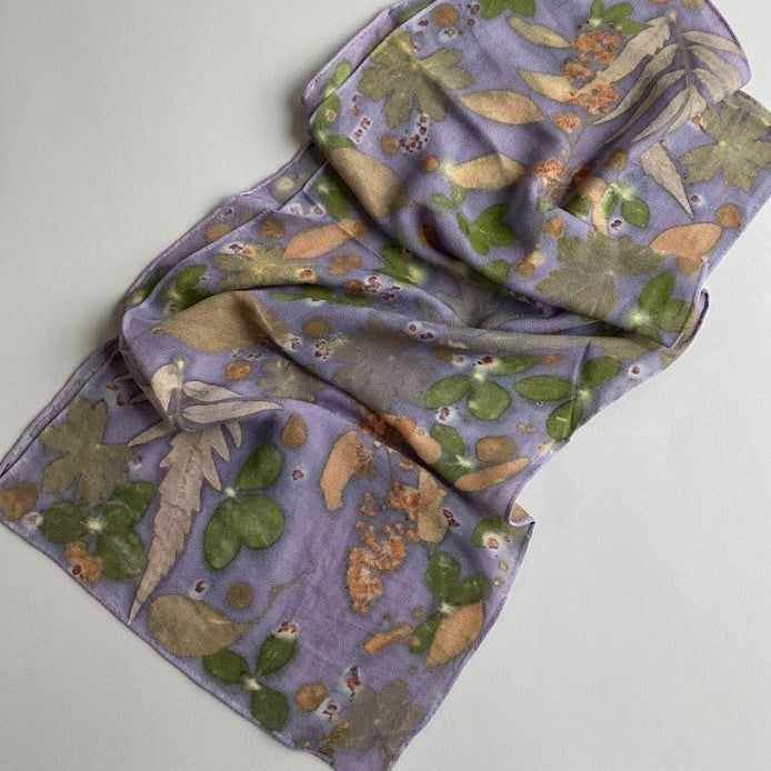 Silk/Wool Blend Scarf
logwood