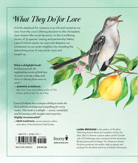The Love Lives of Birds
back cover