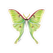 Luna Moth Vinyl Sticker