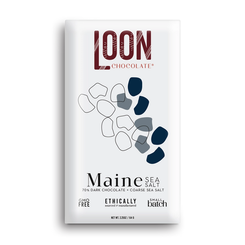 Chocolate Bar - Dark Chocolate with Maine Sea Salt