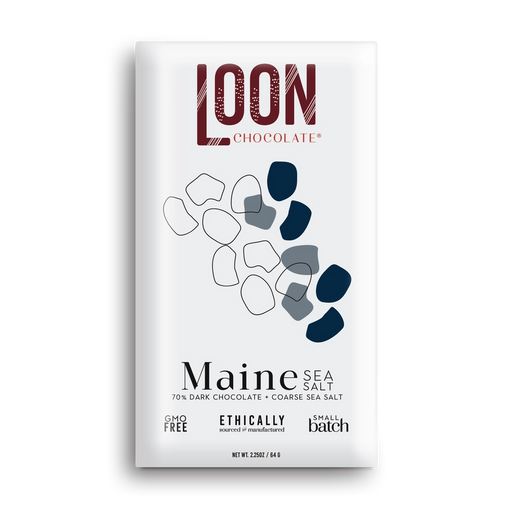 Chocolate Bar - Dark Chocolate with Maine Sea Salt
