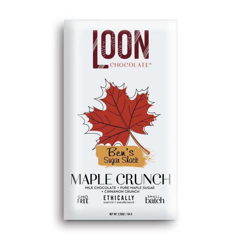 Chocolate Bar - Milk Chocolate Maple Crunch