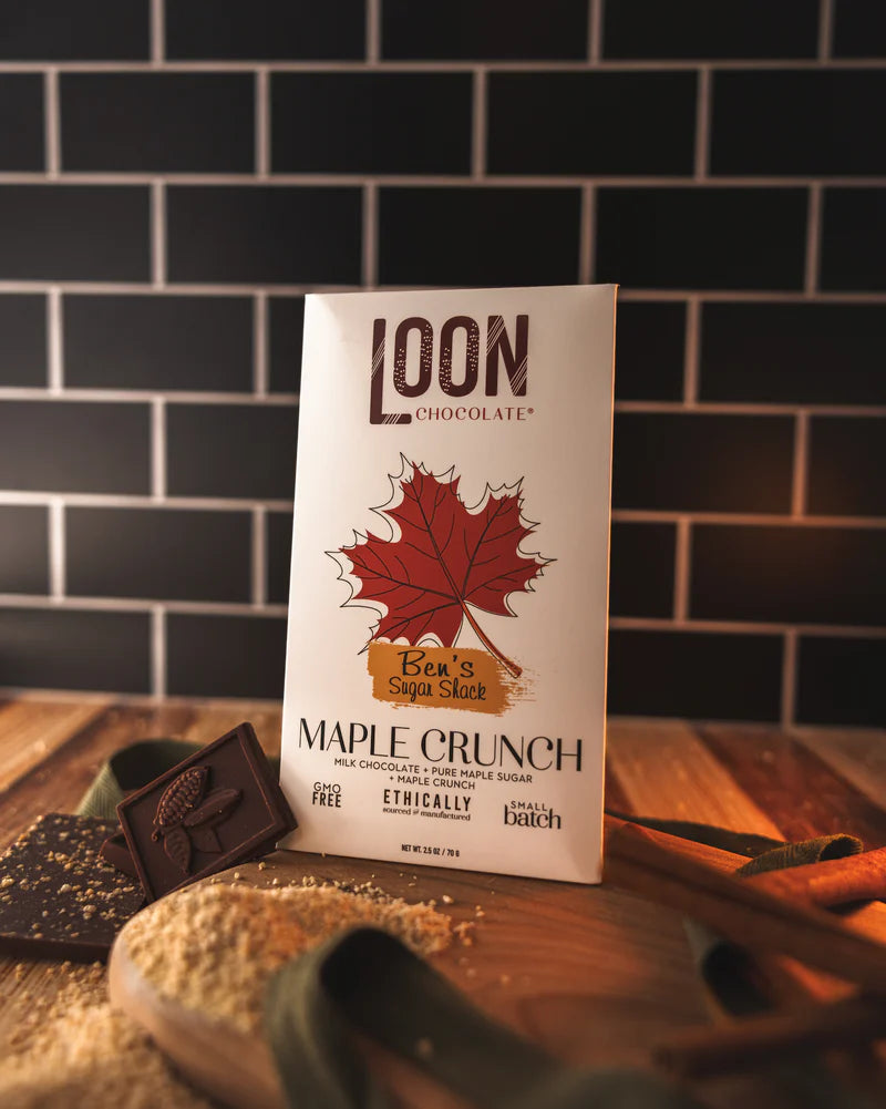 Chocolate Bar - Milk Chocolate Maple Crunch