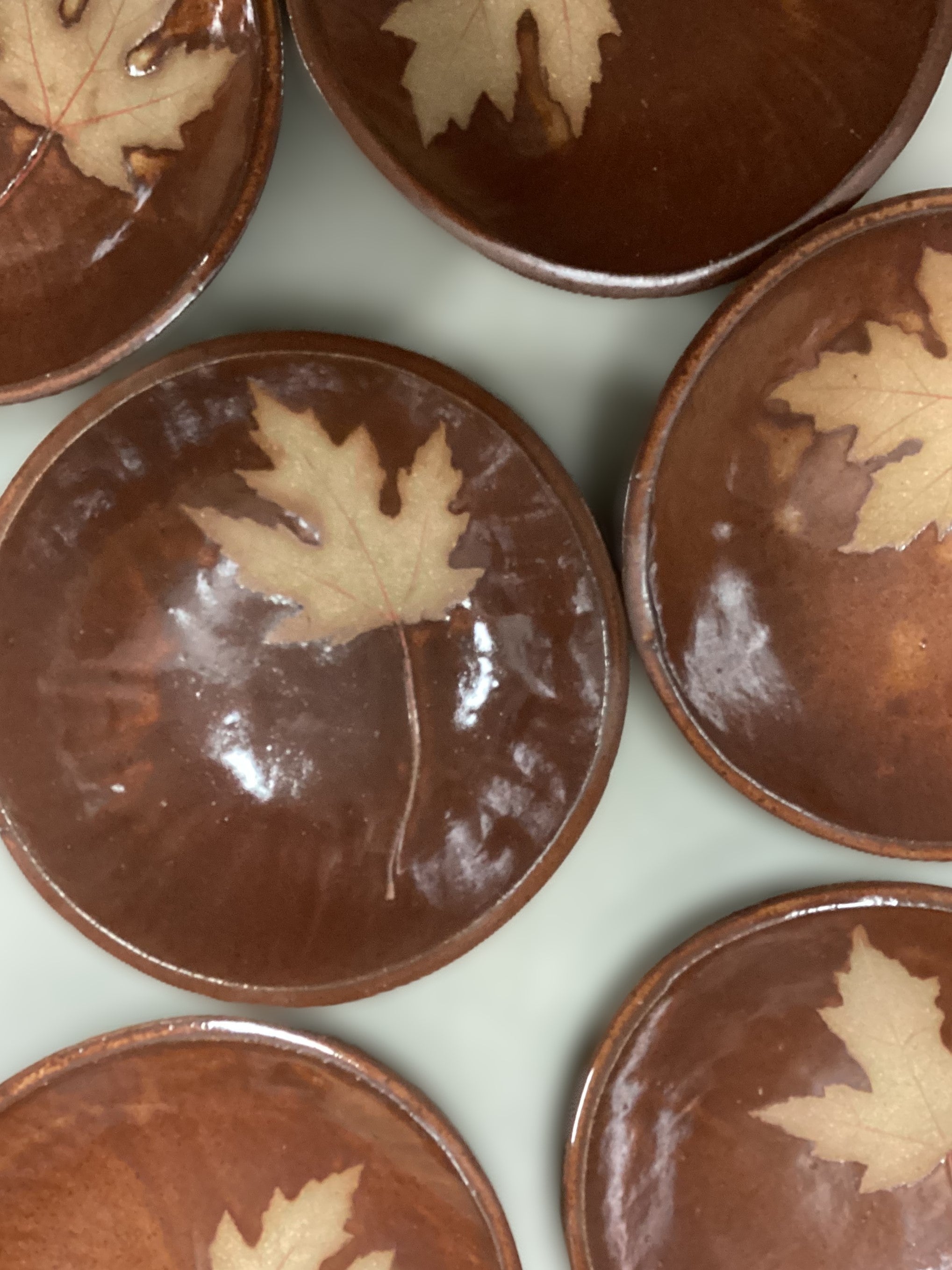 Stoneware Bowl Set of 6 - Silver Maple