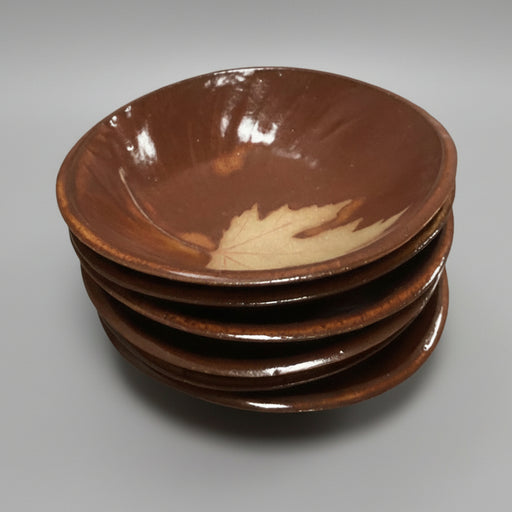 Stoneware Bowl Set of 6 - Silver Maple