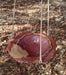 Hanging Bird Bath - Red Maple Leaf Bowl