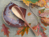 Silver Maple Spoon Rest with spoon. (spoon not included in purchase)