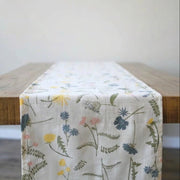 Organic Table Runner - Meadow
