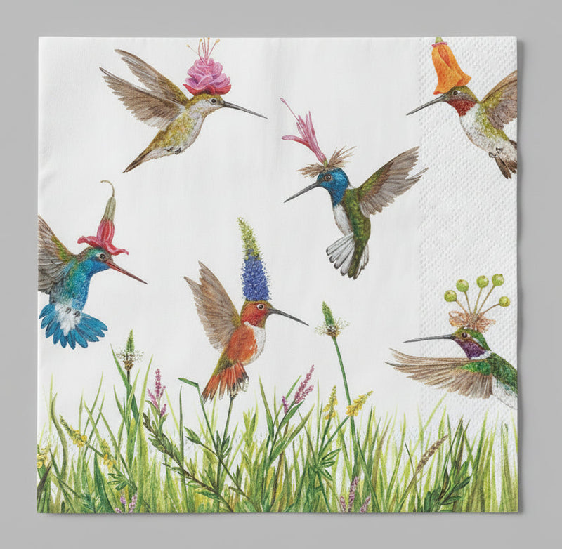 Meadow Buzz Beverage Size Napkins