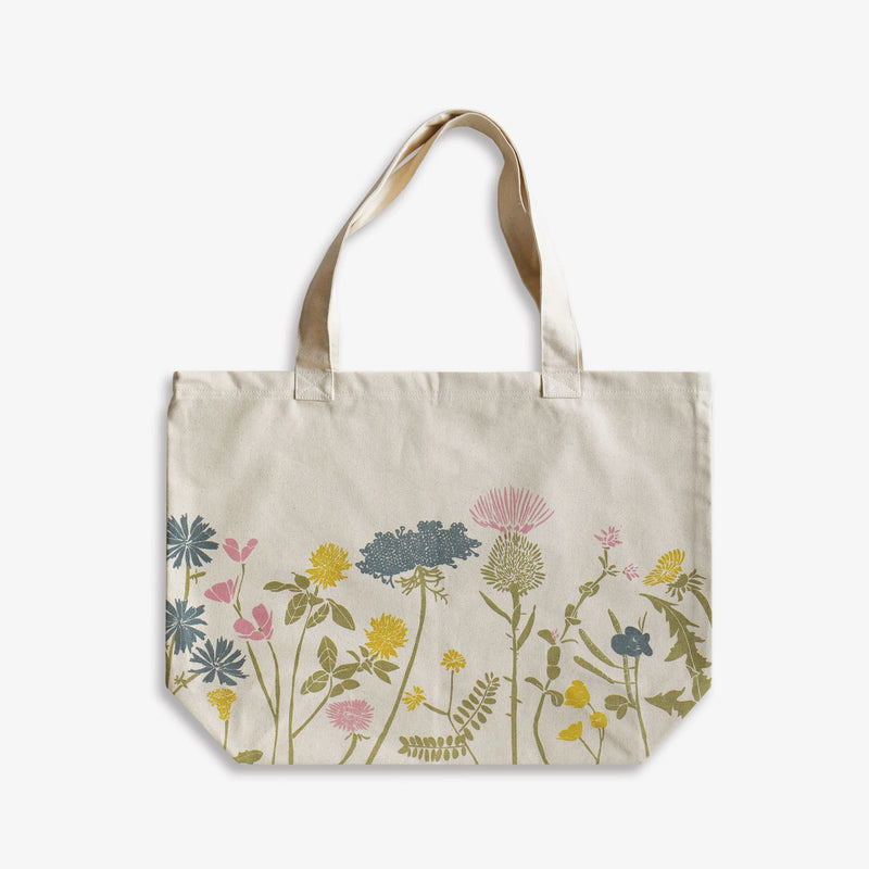 Wildflower Organic Canvas Tote