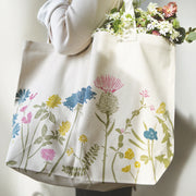 Wildflower Organic Canvas Tote