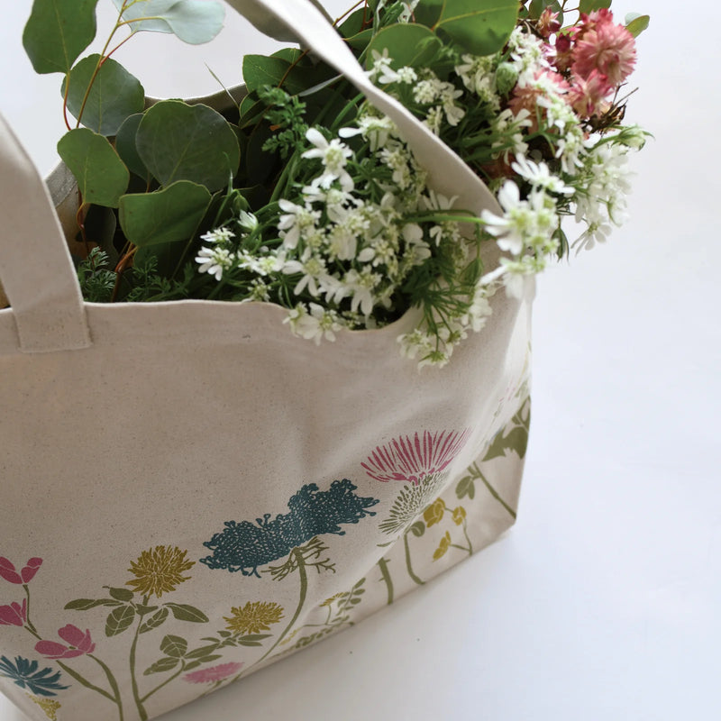 Wildflower Organic Canvas Tote