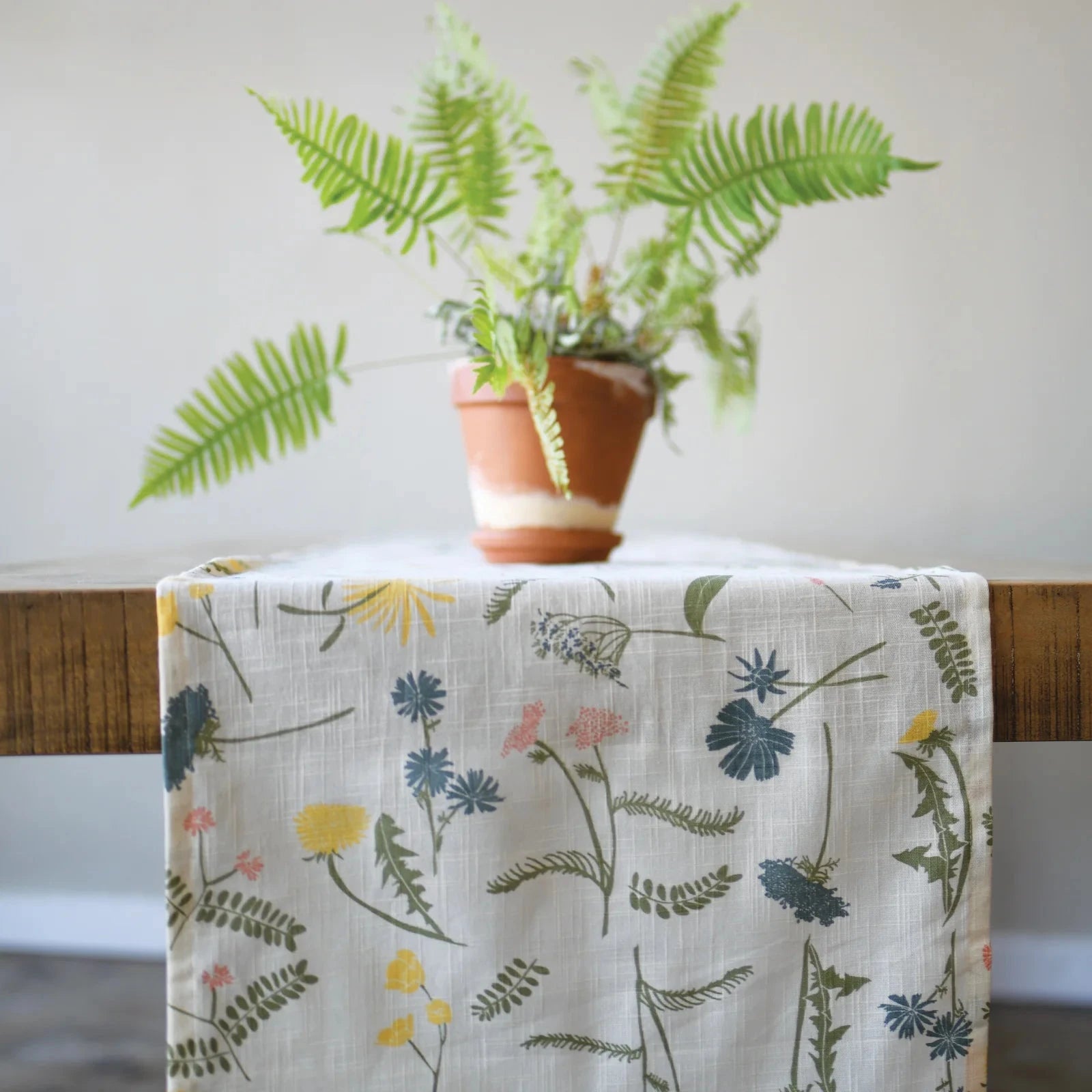 Organic Table Runner - Meadow