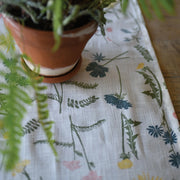 Organic Table Runner - Meadow