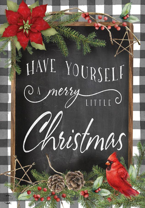 Merry Little Christmas Garden Flag