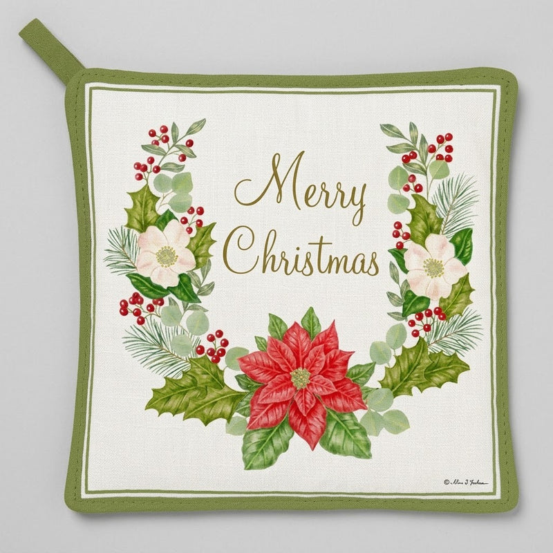 Merry Christmas Potholder
