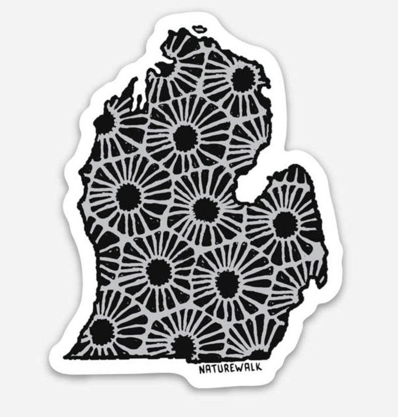 Michigan Fossil Decal