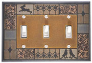 Mission Triple Light Switch