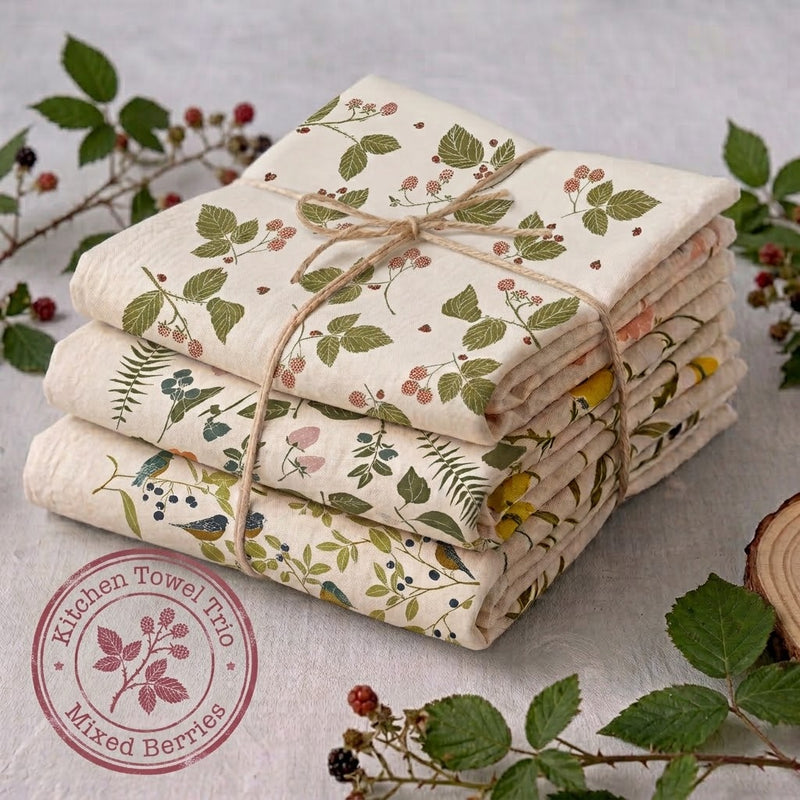 Kitchen Towel Trio - Mixed Berries