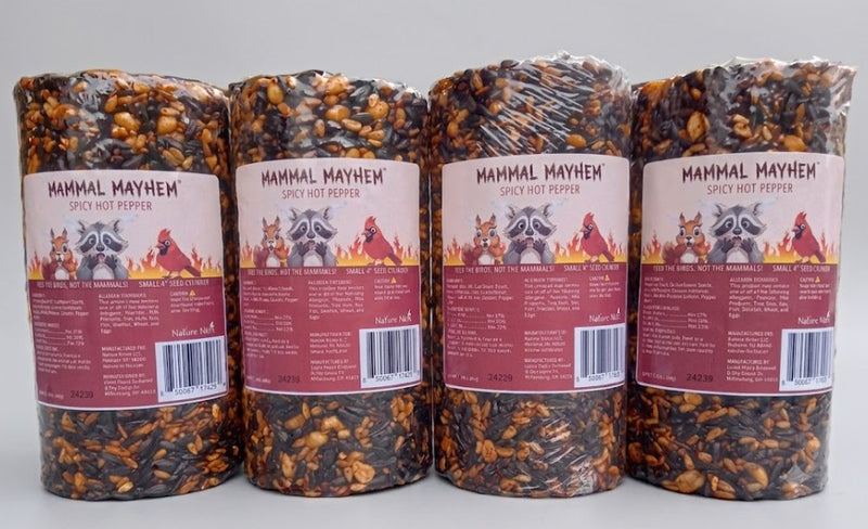 Mammal Mayhem Spicy Hot Pepper - Seed Cylinder 1.7 lbs - 4 Pack