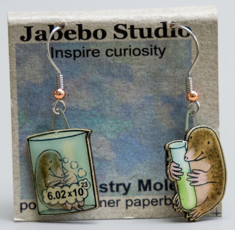 Chemistry Mole Earrings