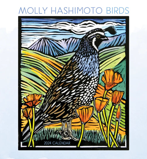 Molly Hashimoto: Birds 2024 Wall Calendar
