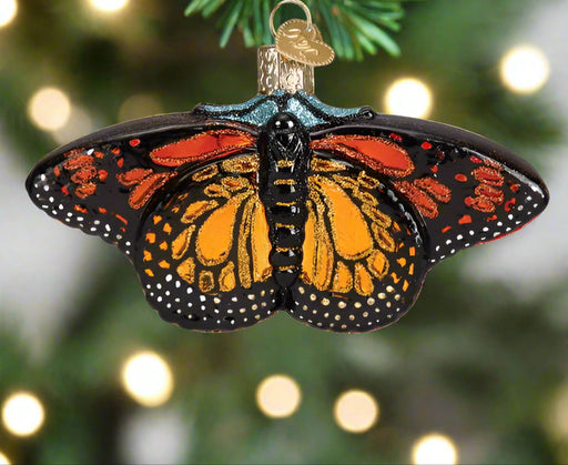 Monarch Butterfly Ornament 6 pk - closeup