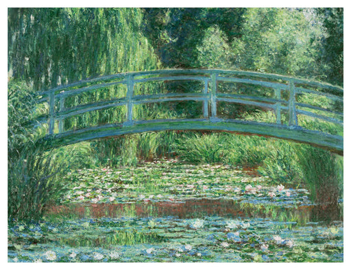Claude Monet: The Lily Pond Keepsake Boxed Notecards - Japanese Footbridge and the Water Lily Pool, Giverny, 1899