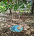 Hanging Bird Bath -Moonseed Vine Leaf Bowl