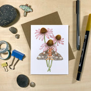 Moths & Wildflowers Recycled Notecards - Set of 6