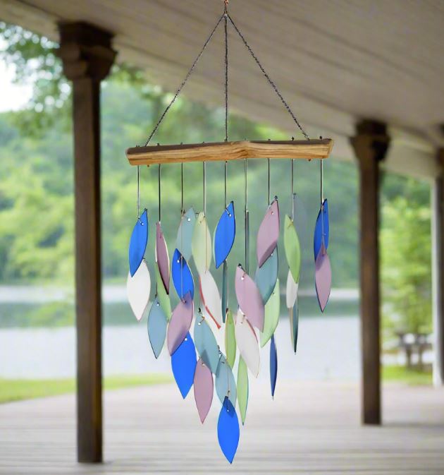 Mountain Ridge Waterfall Glass Chime