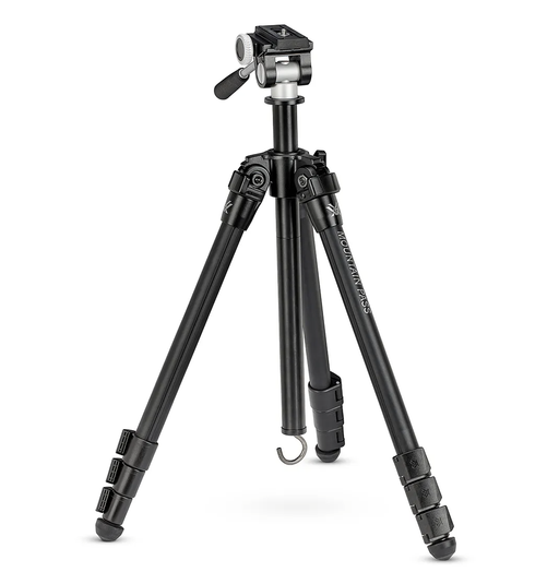 Mountain Pass™ Aluminum Tripod + Pan Head