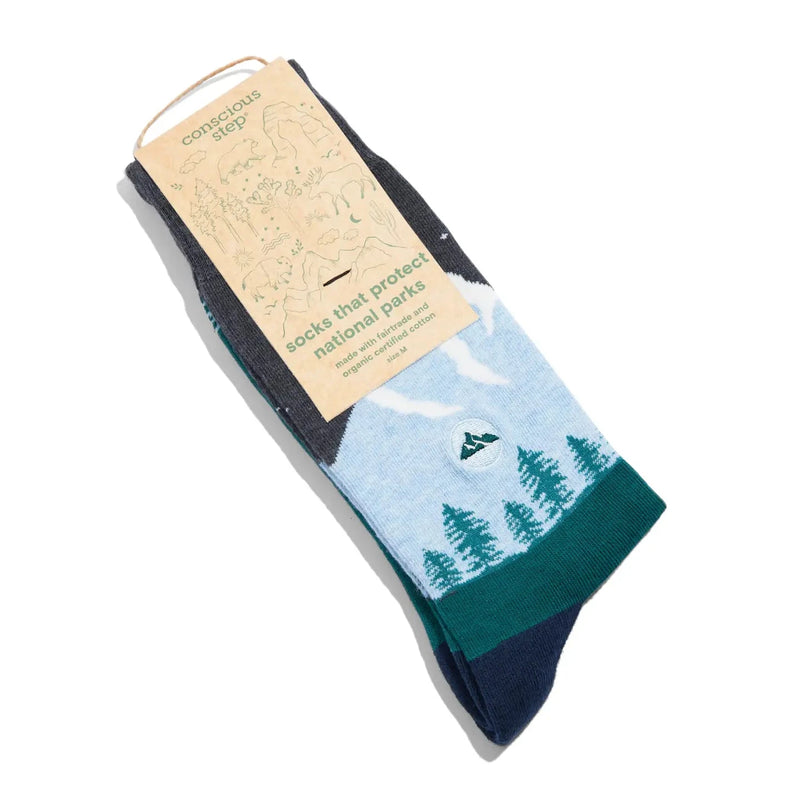 Adult Socks That Protect National Parks (Blue Mountain)