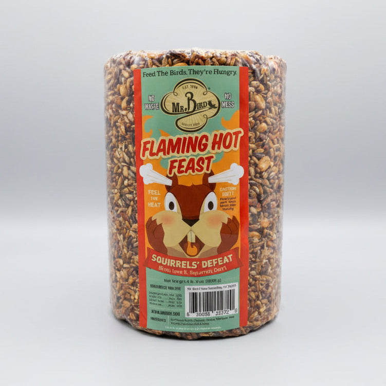 Mr. Bird Flaming Hot Feast Seed Cylinder - Large