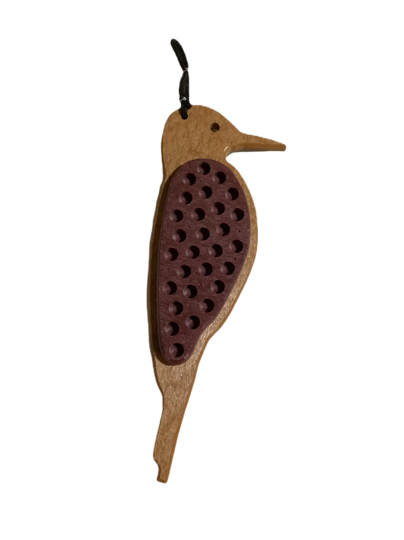 Mr. Woodpecker Recycled Feeder
Tan with Cherrywood Wings
