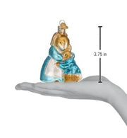 Mrs. Rabbit And Peter Ornament for scale
