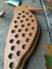 Mr. Woodpecker Recycled Feeder - details
Tan