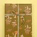 Recyclable Gift Wrap / Double-Sided Wrapping Paper: Mushrooms (Green & Cream)- Ribbon not included