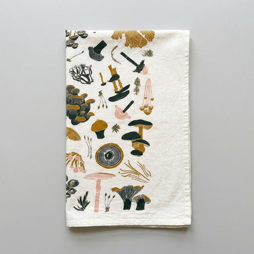 mushroom and moss towel