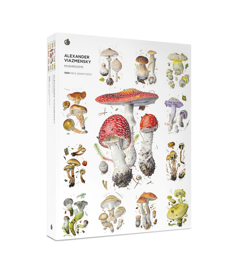 Mushrooms: Alexander Viazmensky 1000-Piece Jigsaw Puzzle