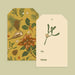 Gift Tag Set of 8: Pinecones and Poinsettias
Mustard Background